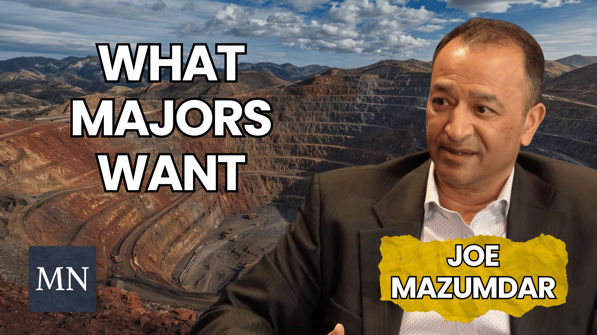 Joe Mazunda, editor and analyst at Exploration Insights